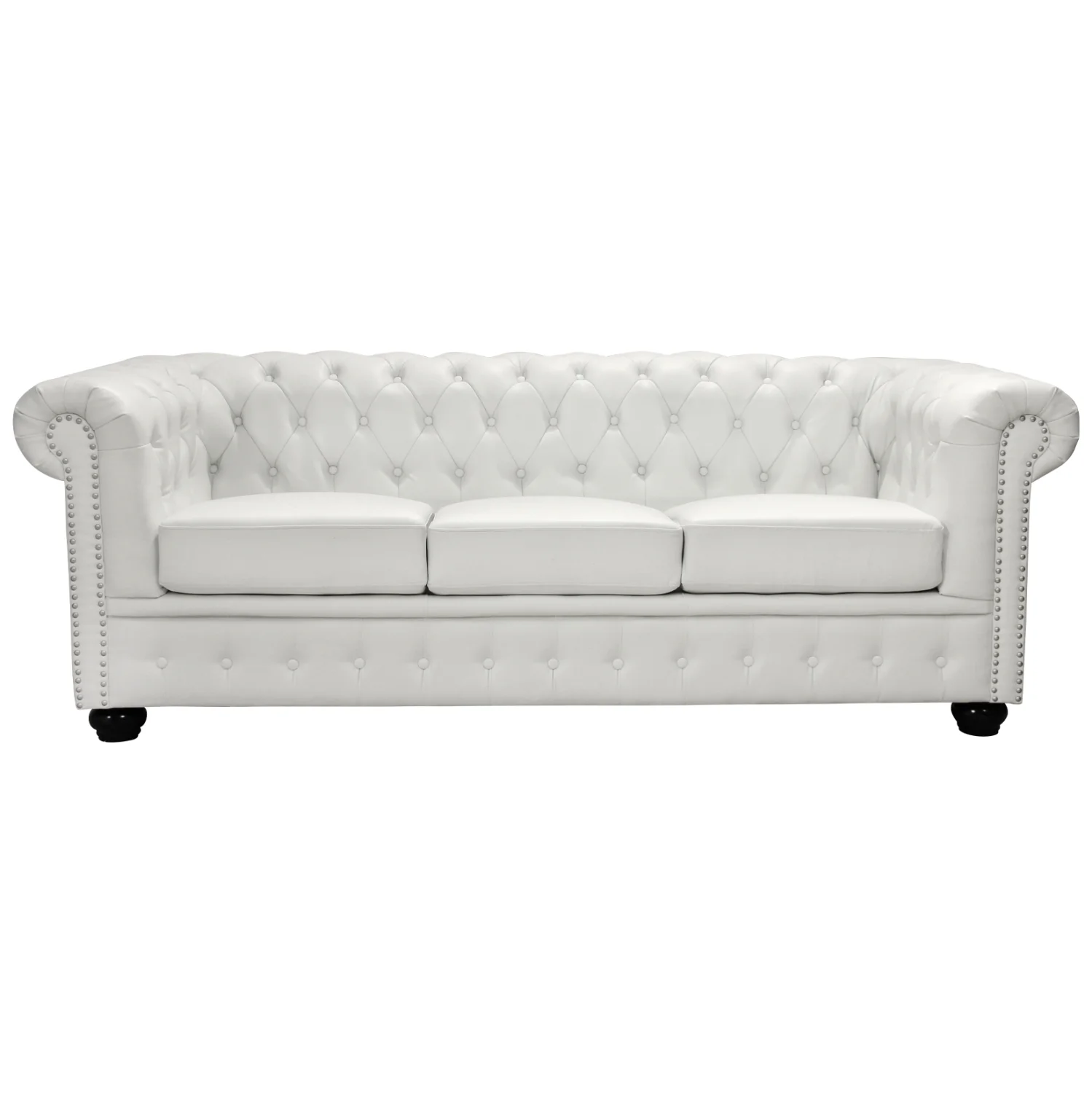 Φωτογραφία προϊόντος: b2b markt ΚΑΝΑΠΕΣ 3ΘΕΣΙΟΣ T.CHESTERFIELD HM3009.02 ΤΕΧΝΟΔΕΡΜΑ ΛΕΥΚΟ ΜΑΤ 208x90x73 εκ.