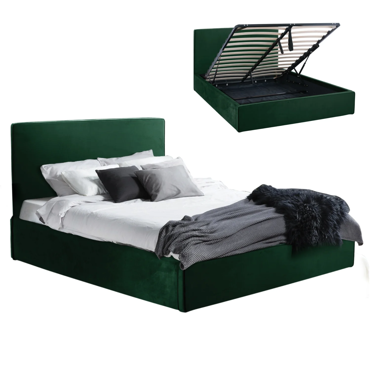 Φωτογραφία προϊόντος: b2b markt ΚΡΕΒΑΤΙ ALLIE HM584.13 160Χ200 ΜΕ ΑΠΟΘΗΚΕΥΤΙΚΟ ΧΩΡΟ ΚΥΠΑΡΙΣΣΙ