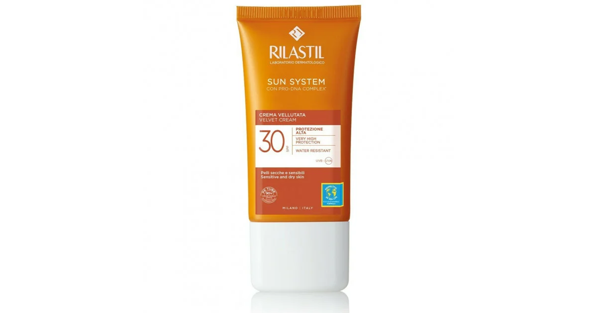 Φωτογραφία προϊόντος: Rilastil Sun System Velvet Cream Αντηλιακή Κρέμα Προσώπου SPF30 50ml