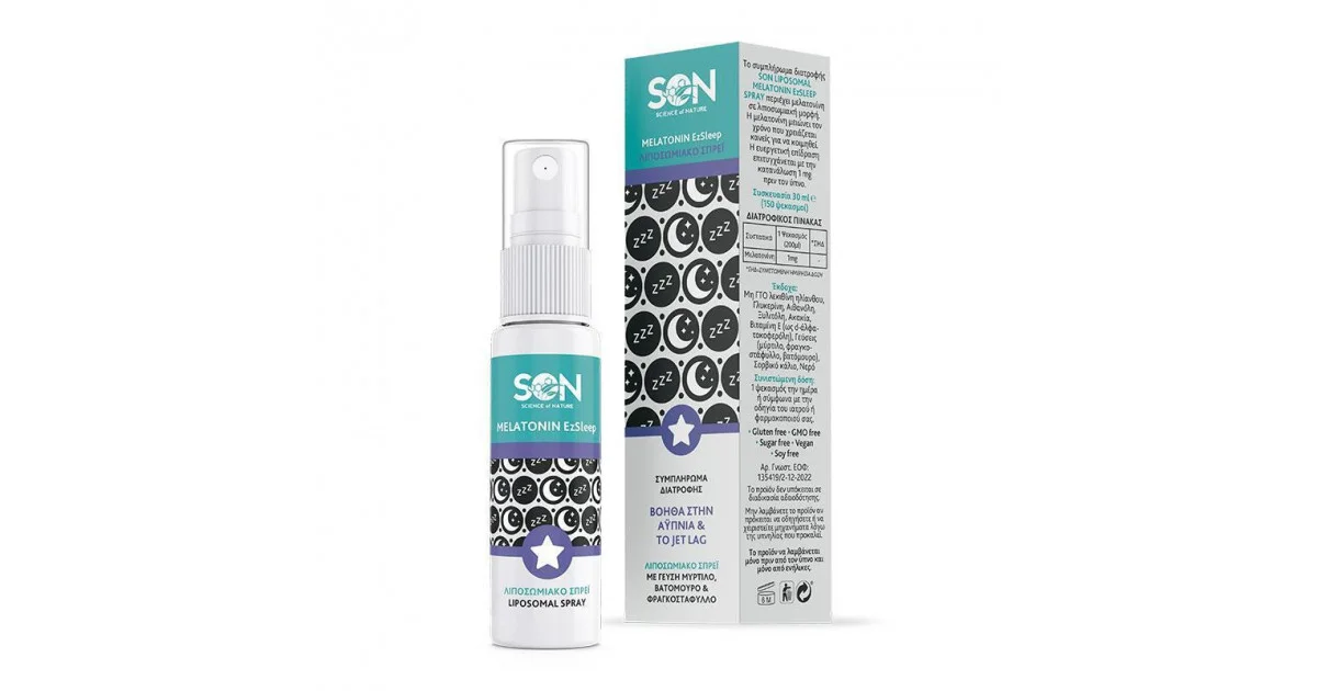 Φωτογραφία προϊόντος: Microlife Science of Nature Melatonin Ezsleep Liposomal Spray Συμπλήρωμα για τον Ύπνο 30ml