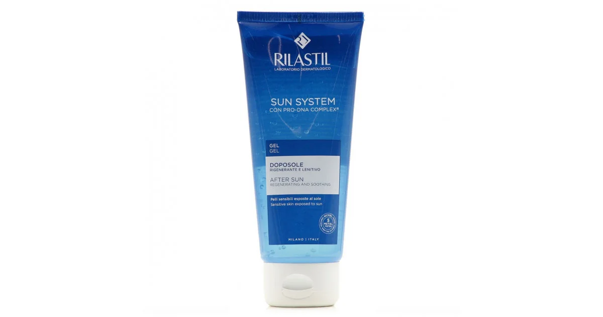 Φωτογραφία προϊόντος: Rilastil System After Sun Gel για το Πρόσωπο με Υαλουρονικό Οξύ 200ml