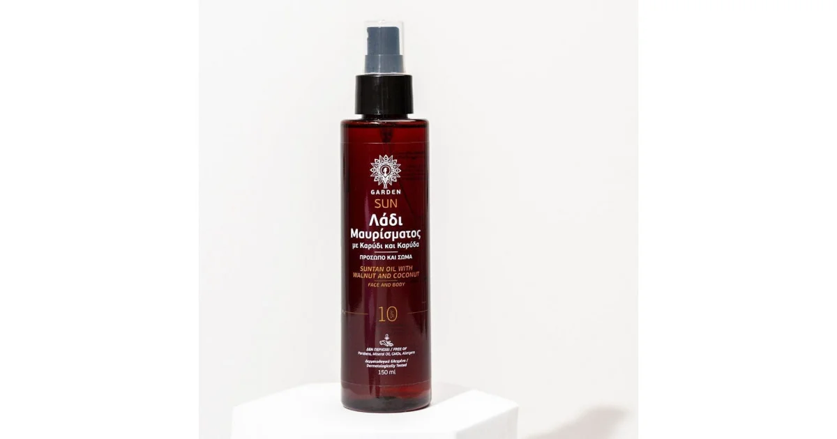 Φωτογραφία προϊόντος: Garden Of Panthenols Garden Suntan Oil Face & Body Αντηλιακό Λάδι Προσώπου SPF10 σε Spray 150ml