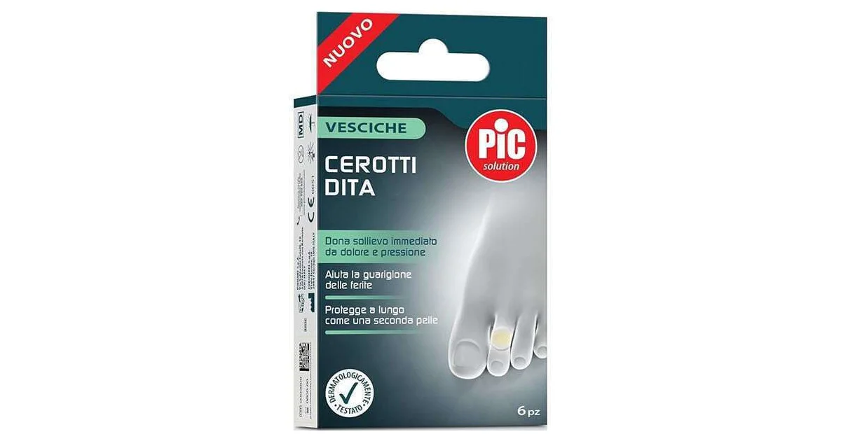 Φωτογραφία προϊόντος: PiC Solution Επιθέματα με Gel για Φουσκάλες Για Δάχτυλα Ποδιών 6τμχ