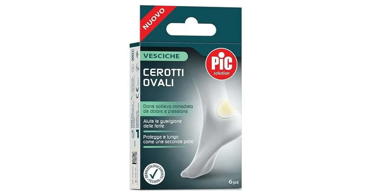 Φωτογραφία προϊόντος: PiC Solution Επιθέματα με Gel για Φουσκάλες Οβάλ 6τμχ