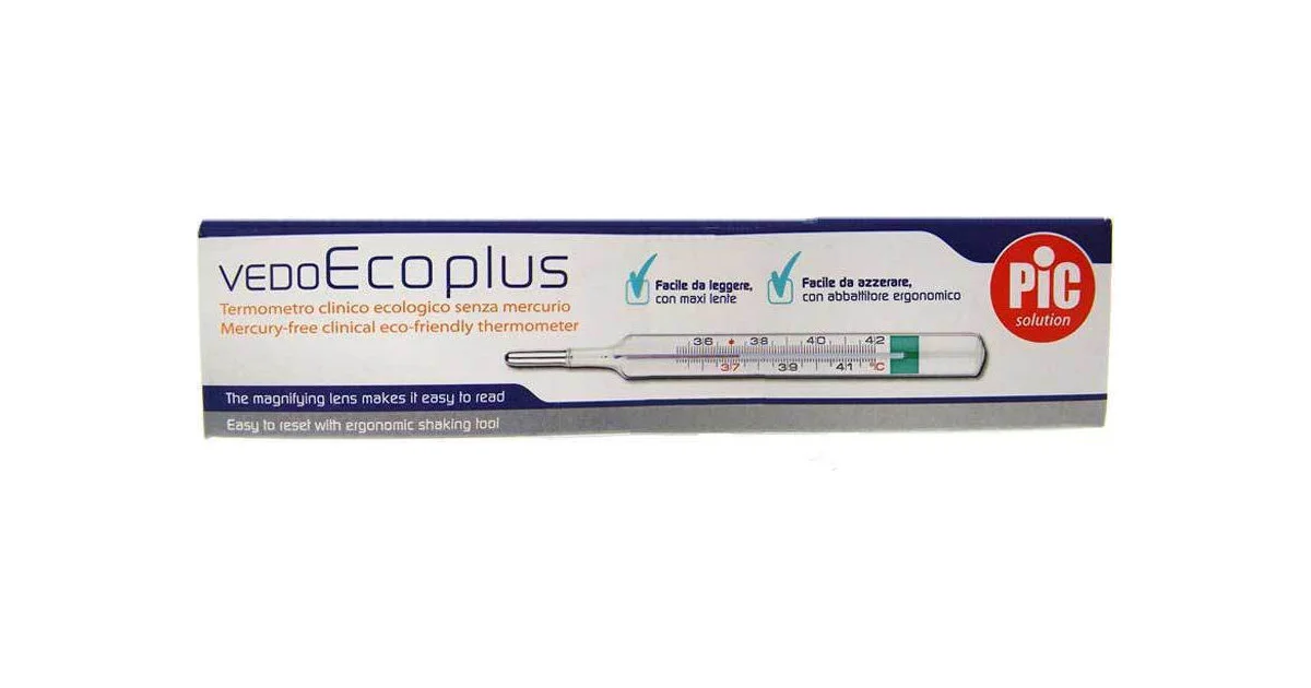 Φωτογραφία προϊόντος: Lanes PiC Solution Vedoecoplus Θερμόμετρο Μασχάλης με Γάλλιο Ασημί