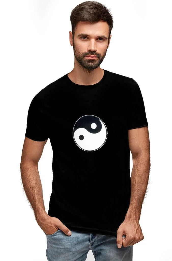 Φωτογραφία προϊόντος: Prime T-Shirt Μαύρο με σχέδιο Yin Yang 8700-1
