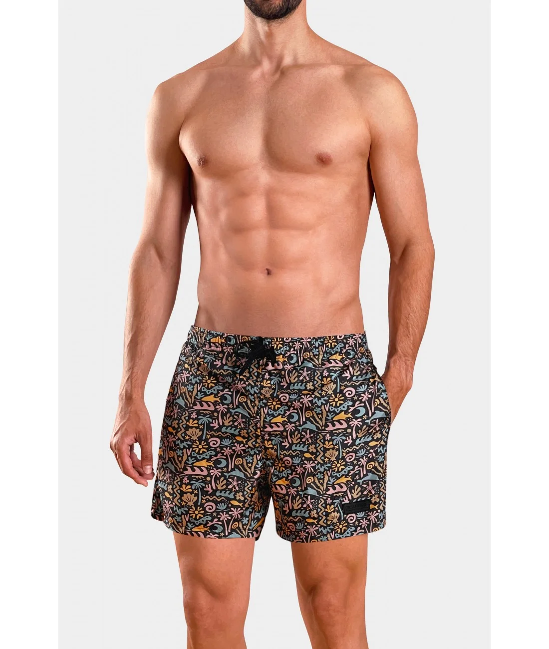 Φωτογραφία προϊόντος: 3GUYS Multicolor Ανδρικό Μαγιό Βερμούδα Dolphin - M