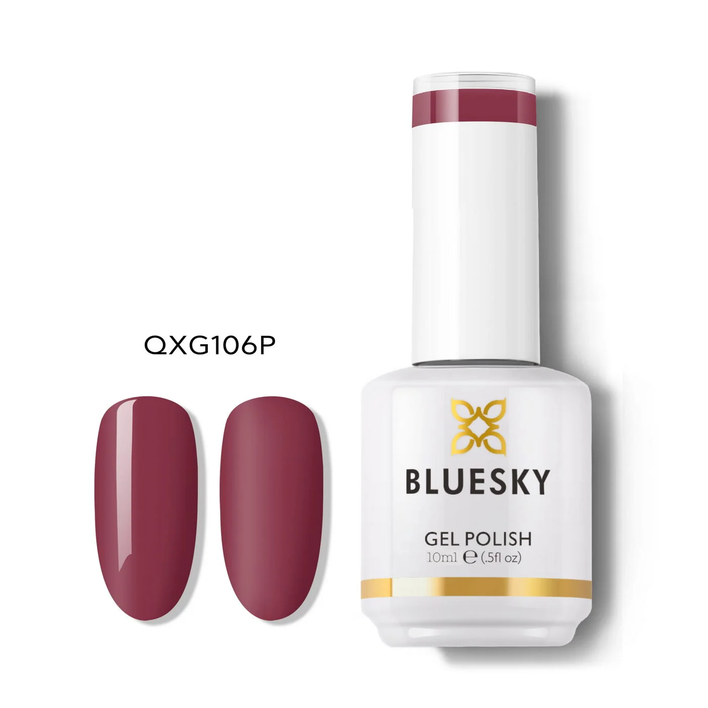 Φωτογραφία προϊόντος: Bluesky Hμιμόνιμο Bερνίκι QXG106 (ΚΕΡΑΜΙΔΙ-ΡΟΔΙ) 15ml