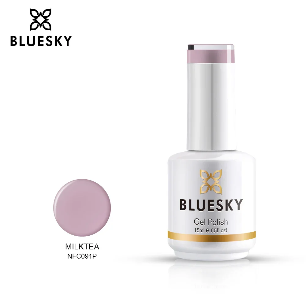 Φωτογραφία προϊόντος: Bluesky Hμιμόνιμο Bερνίκι NFC091 MILKTEA 15ml