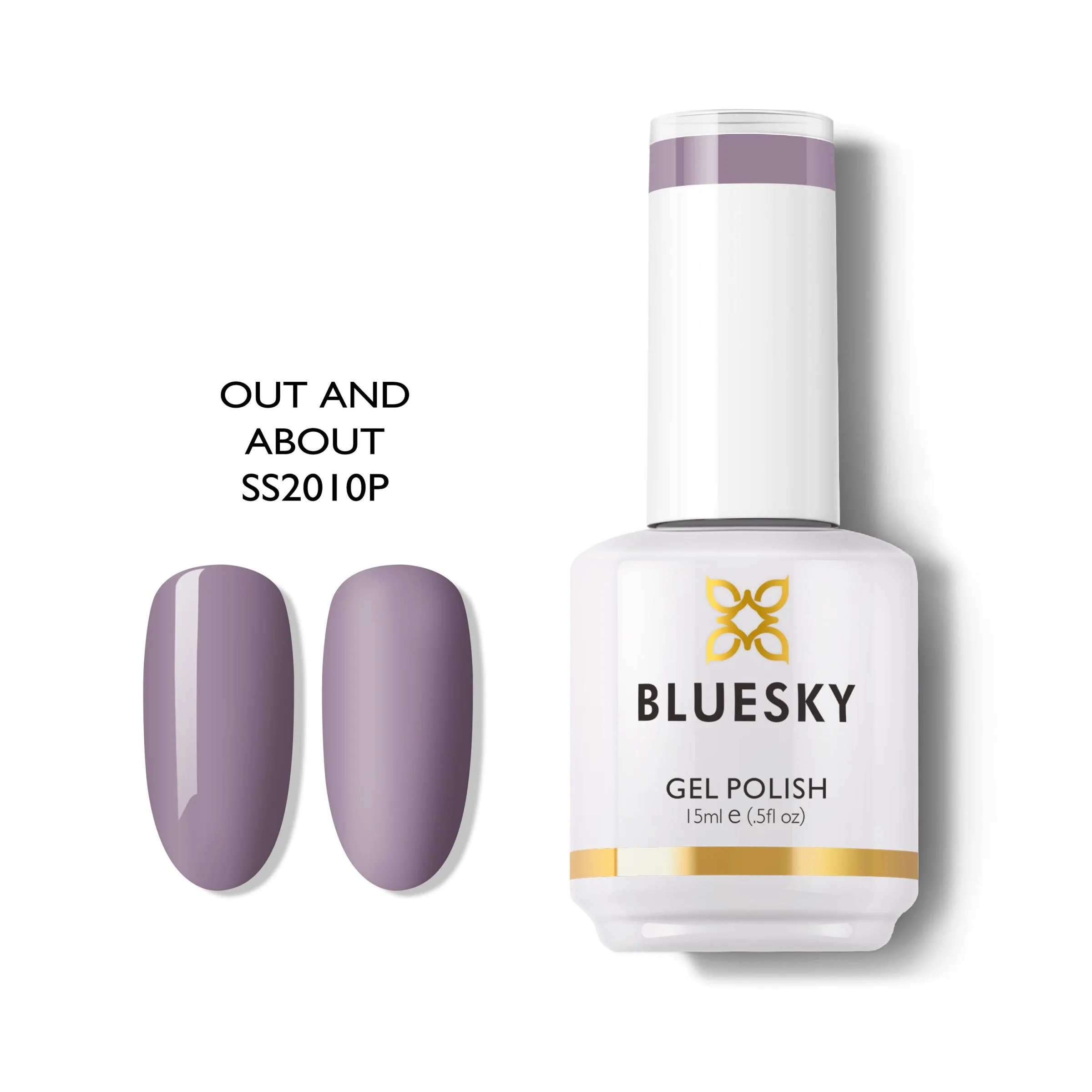 Φωτογραφία προϊόντος: Bluesky Hμιμόνιμο Bερνίκι SS2010 OUT AND ABOUT (ΜΟΚΑ ΜΩΒ) 15ml