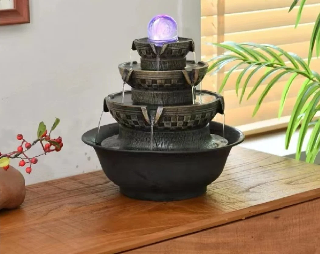 Φωτογραφία προϊόντος: OEM Συντριβάνι-Feng shui με Φωτισμό LED 21x21x24cm