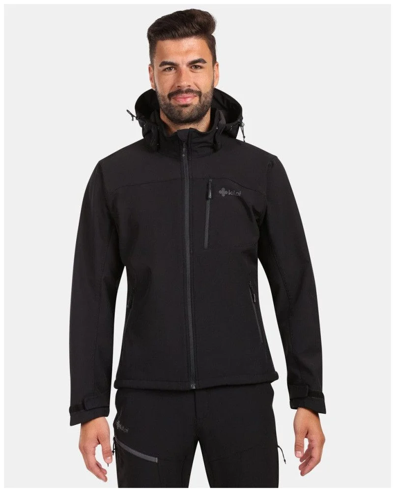 Φωτογραφία προϊόντος: Μπουφάν Softshell Kilpi Ανδρικό Υπερμεγέθη Ontavio-M Black - YMX111KI-BLK