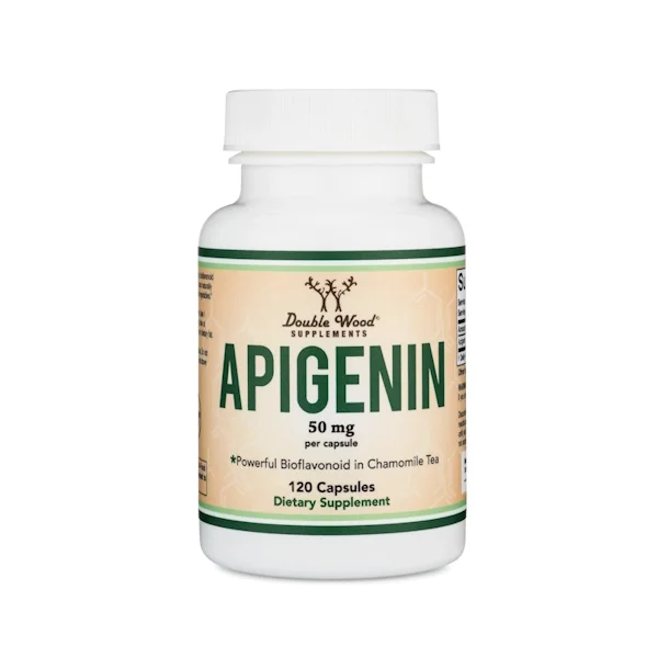 Φωτογραφία προϊόντος: Απιγενίνη (Apigenin) 50 mg x 120 caps - Double Wood