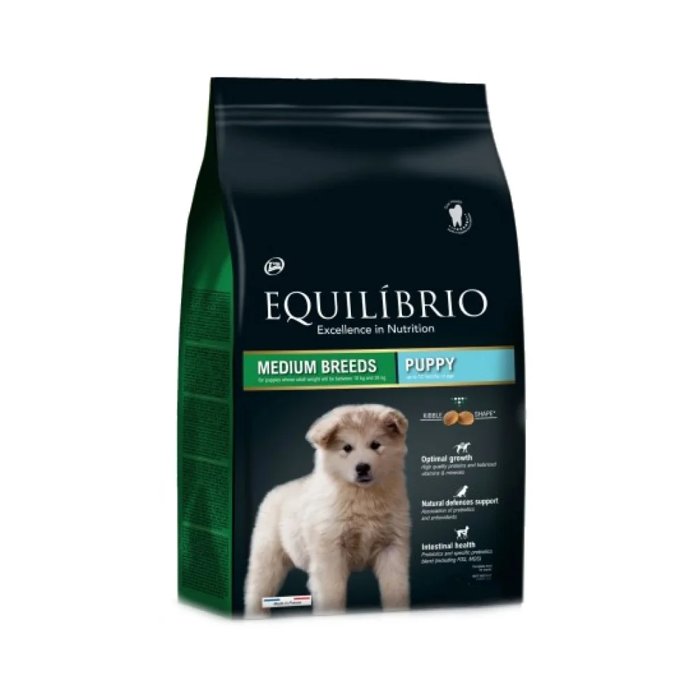 Φωτογραφία προϊόντος: Equilibrio Ξηρά Τροφή Σκύλου Puppy Medium Breeds 2kg