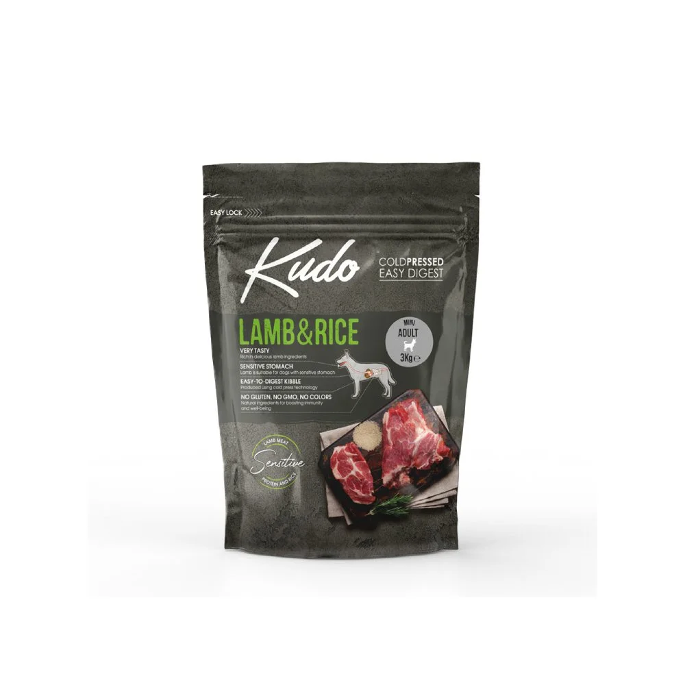 Φωτογραφία προϊόντος: Kudo Mini Adult Lamb + Rice 3kg