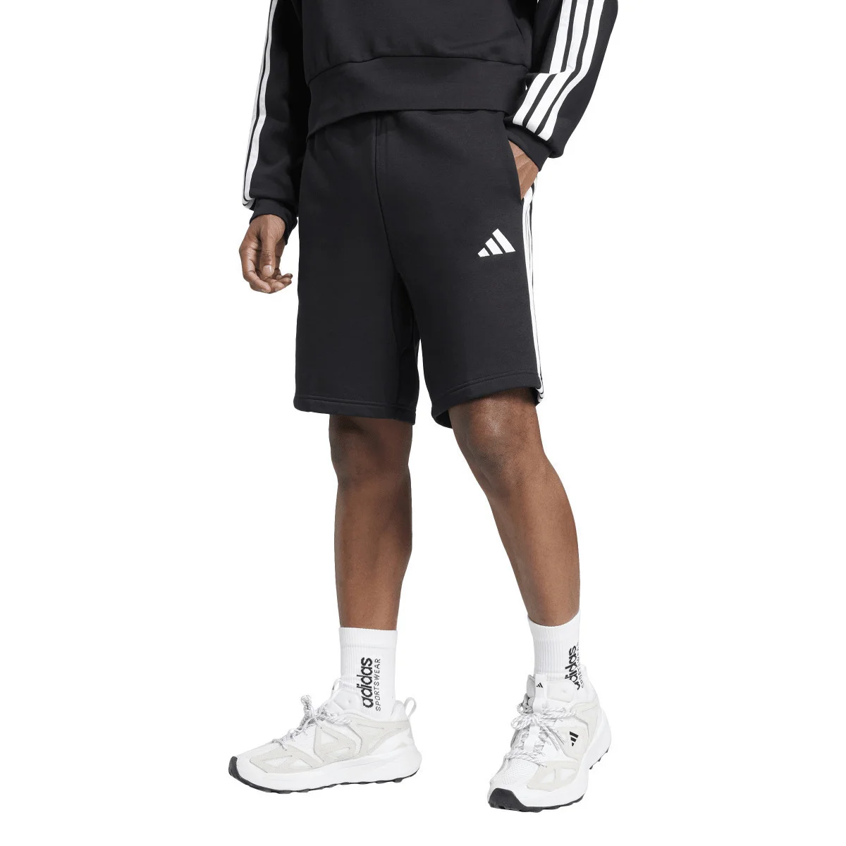 Φωτογραφία προϊόντος: adidas Εssentials 3 Stripes Men's Shorts Black / White JD1855 ΜΑΥΡΟ