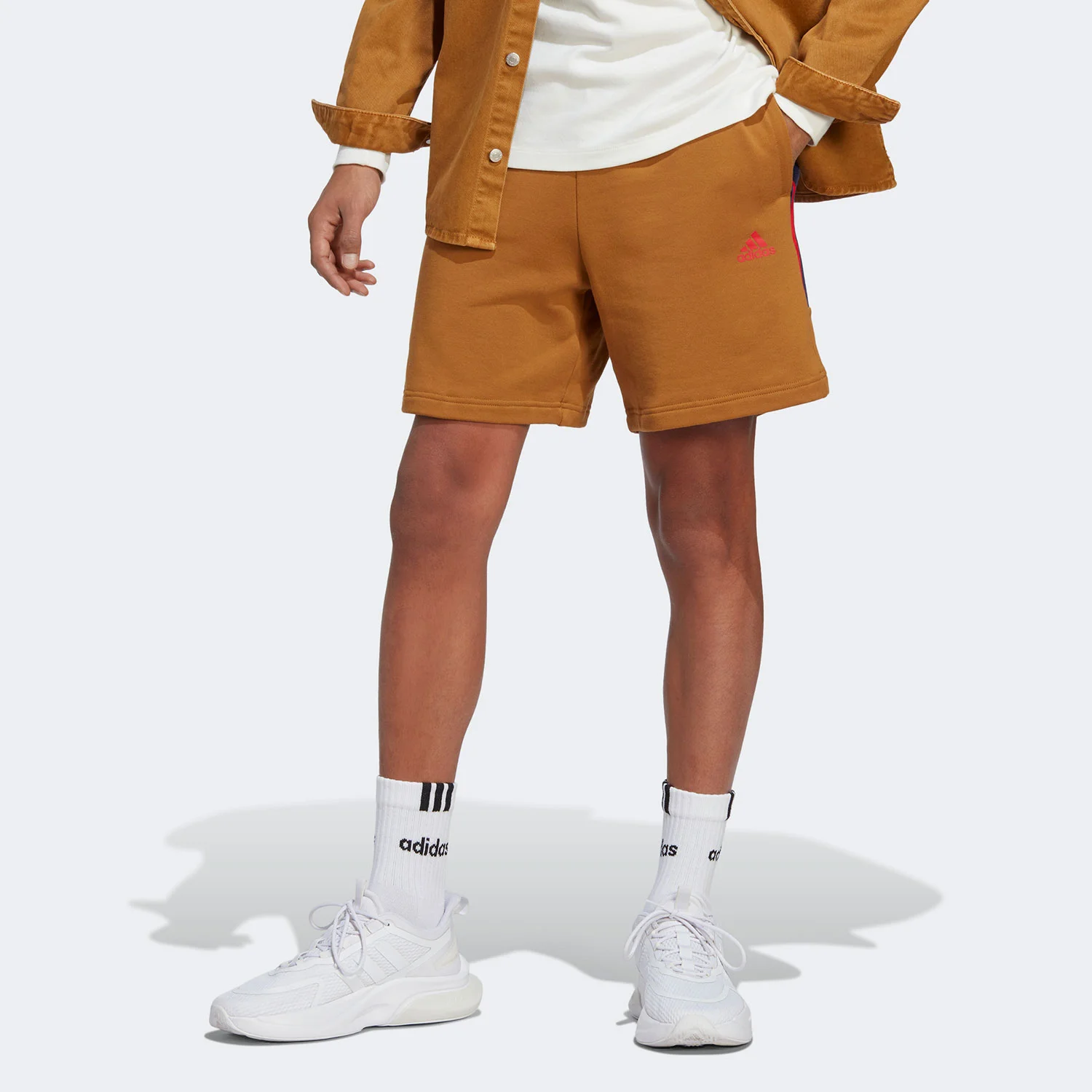 Φωτογραφία προϊόντος: ADIDAS PERFORMANCE ADIDAS BRANDLOVE SHORTS ΚΑΦΕ