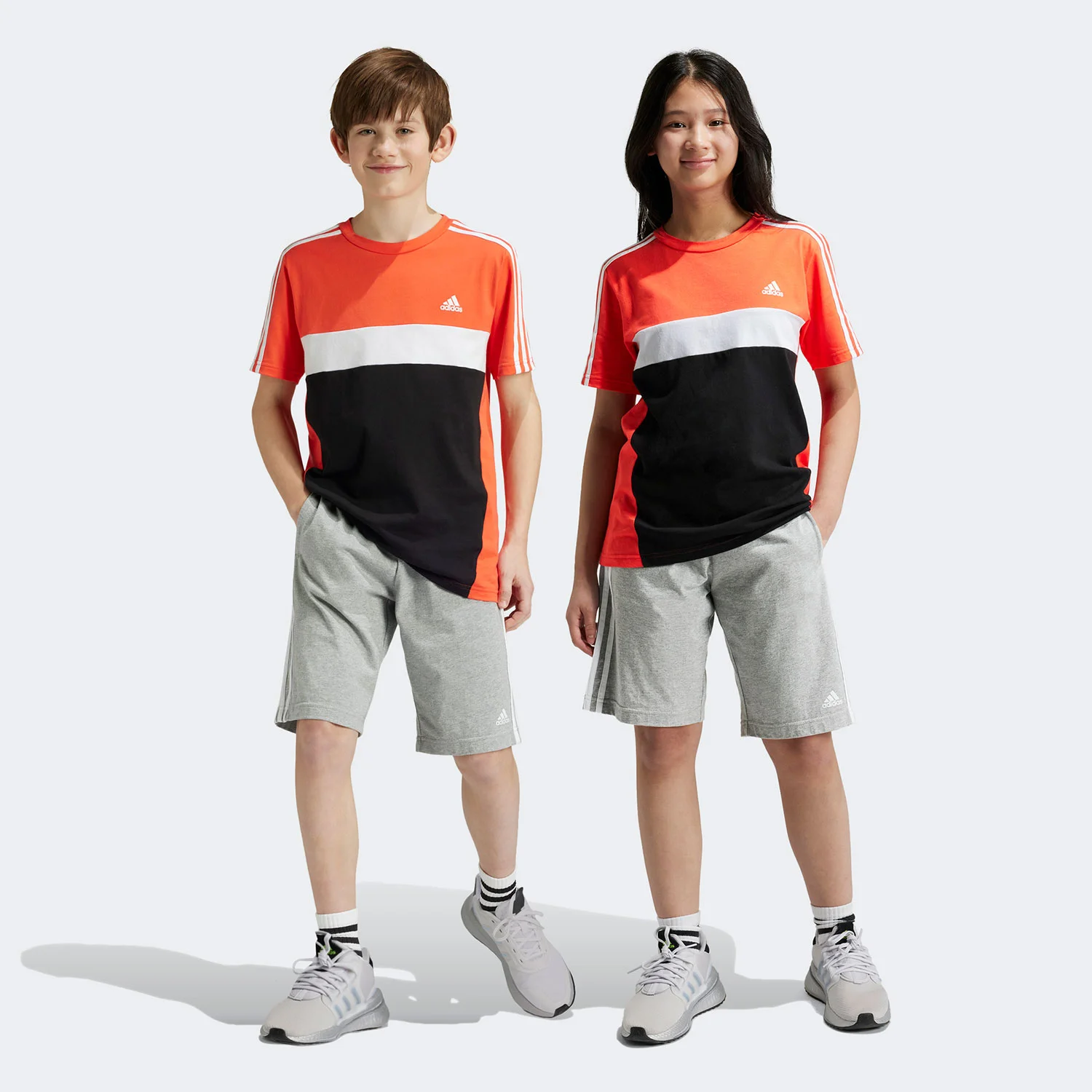 Φωτογραφία προϊόντος: ADIDAS PERFORMANCE ADIDAS ESSENTIALS 3-STRIPES KNIT SHORTS ΓΚΡΙ