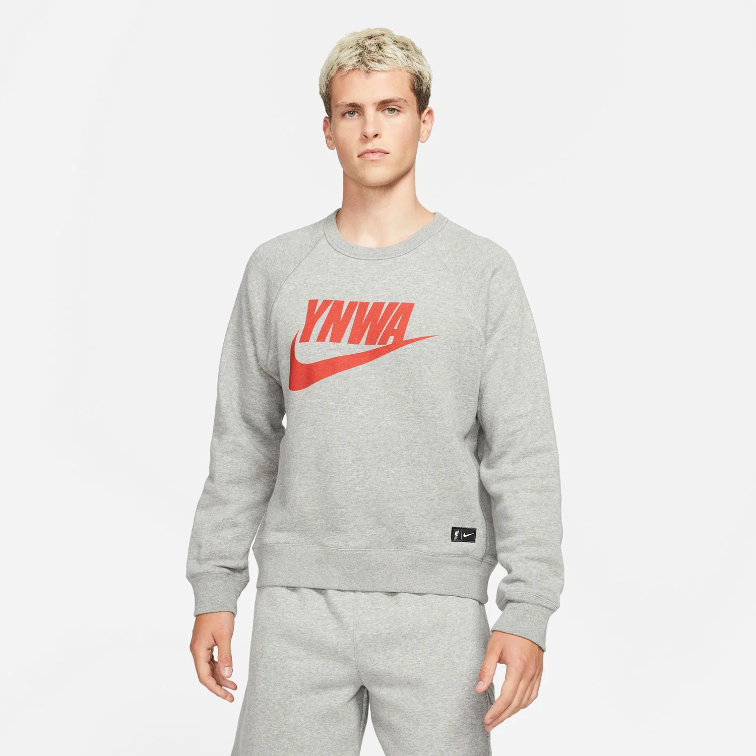 Φωτογραφία προϊόντος: NIKE LIVERPOOL FC CREW SWEATSHIRT ΓΚΡΙ