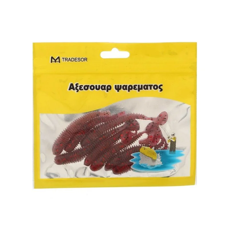 Φωτογραφία προϊόντος: Tradesor Τεχνητό δόλωμα σκουλήκι - 10pcs - 830387