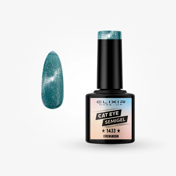 Φωτογραφία προϊόντος: Elixir Makeup Elixir Make-Up Semigel Nail Polish (Evergreen)#1433 8ml