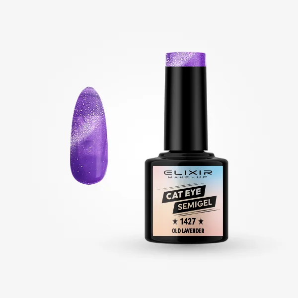 Φωτογραφία προϊόντος: Elixir Makeup Elixir Make-Up Semigel Nail Polish (Old lavender)#1427 8ml