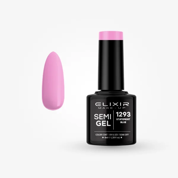 Φωτογραφία προϊόντος: Elixir Makeup Elixir Make-Up Semigel Nail Polish (Statement blue) #1293 8ml