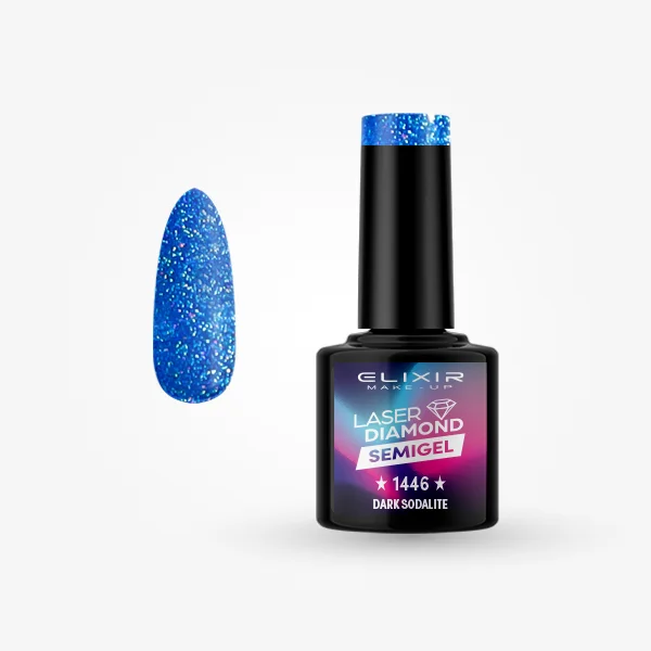 Φωτογραφία προϊόντος: Elixir Makeup Elixir Make-Up Semigel Nail Polish (Dark sodalite)#1446 8ml