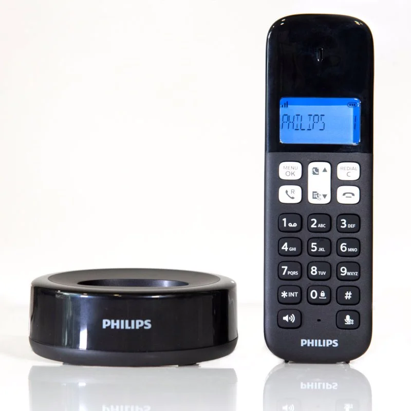 Φωτογραφία προϊόντος: Philips D1611B/GRS (Ασύρματο Τηλέφωνο με Ελληνικό Μενού & Ανοιχτή Ακρόαση)