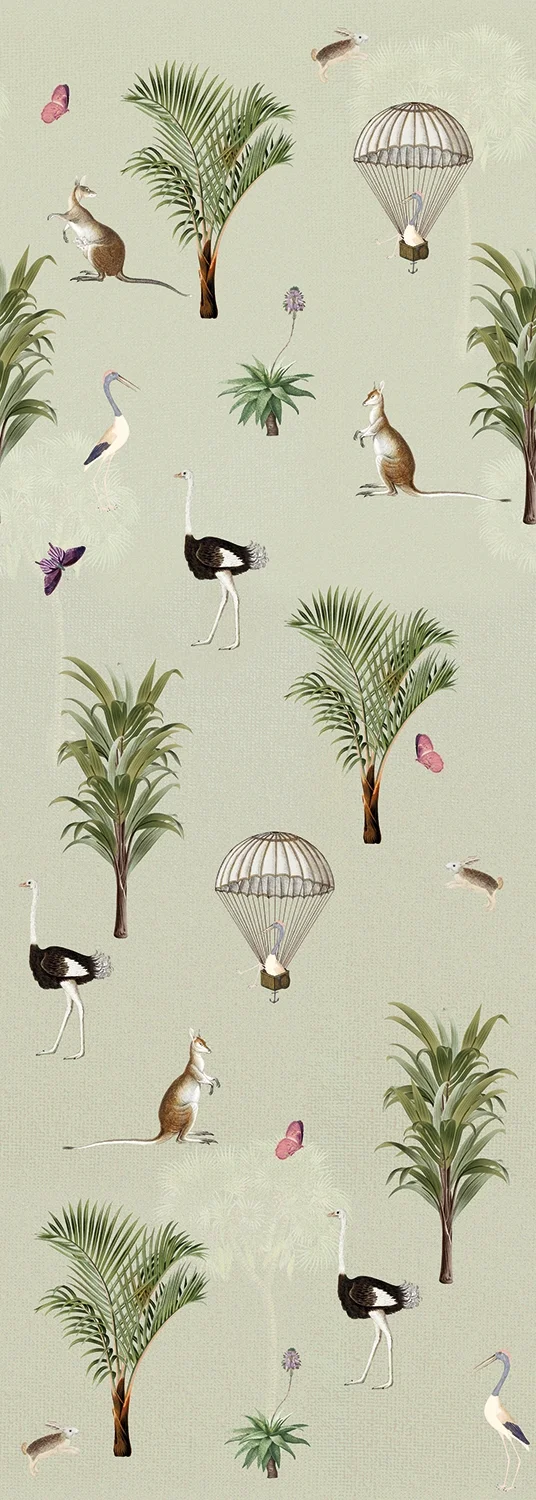 Φωτογραφία προϊόντος: SPITS WALLCOVERIGS Ταπετσαρία BEHANG EXPRESSE OLIVE & NOAH INK7804-BEH - Digital,Non Woven - 280Μx100Π