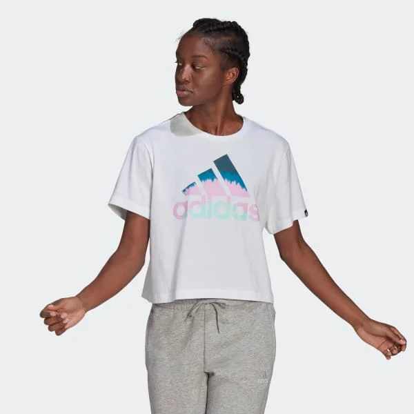 Φωτογραφία προϊόντος: ADIDAS FARM RIO TIE-DYE-INSPIRED GRAPHIC CROPPED TEE