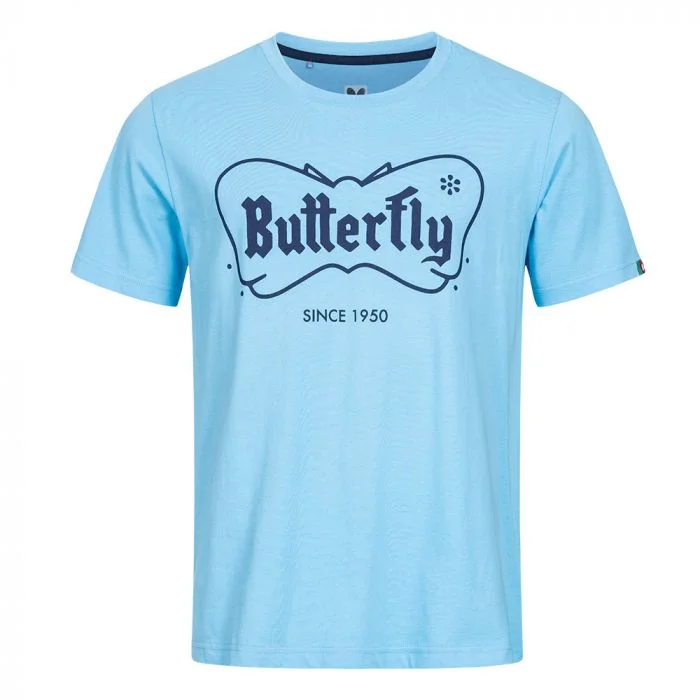 Φωτογραφία προϊόντος: Μπλούζα Πινγκ-Πονγκ Butterfly 70th Anniversary Retro Γαλάζια