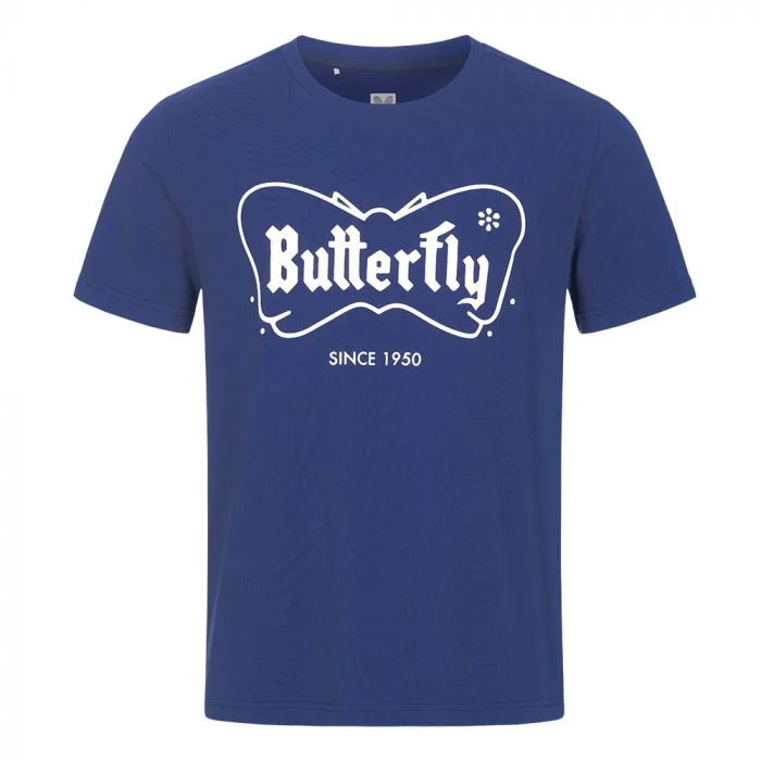 Φωτογραφία προϊόντος: Μπλούζα Πινγκ-Πονγκ Butterfly 70th Anniversary Retro Μπλε