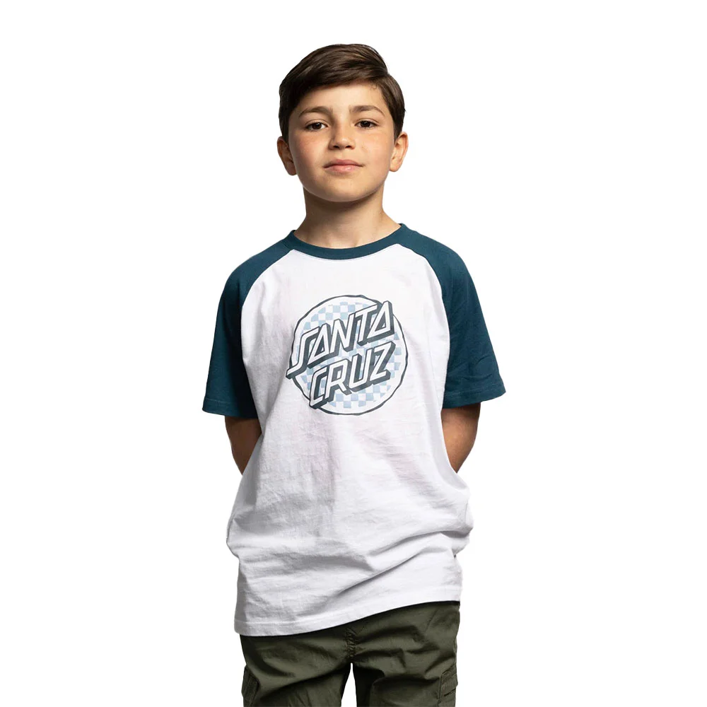 Φωτογραφία προϊόντος: Santa Cruz Breaker Check Dot T-Shirt Παιδικό White Teal