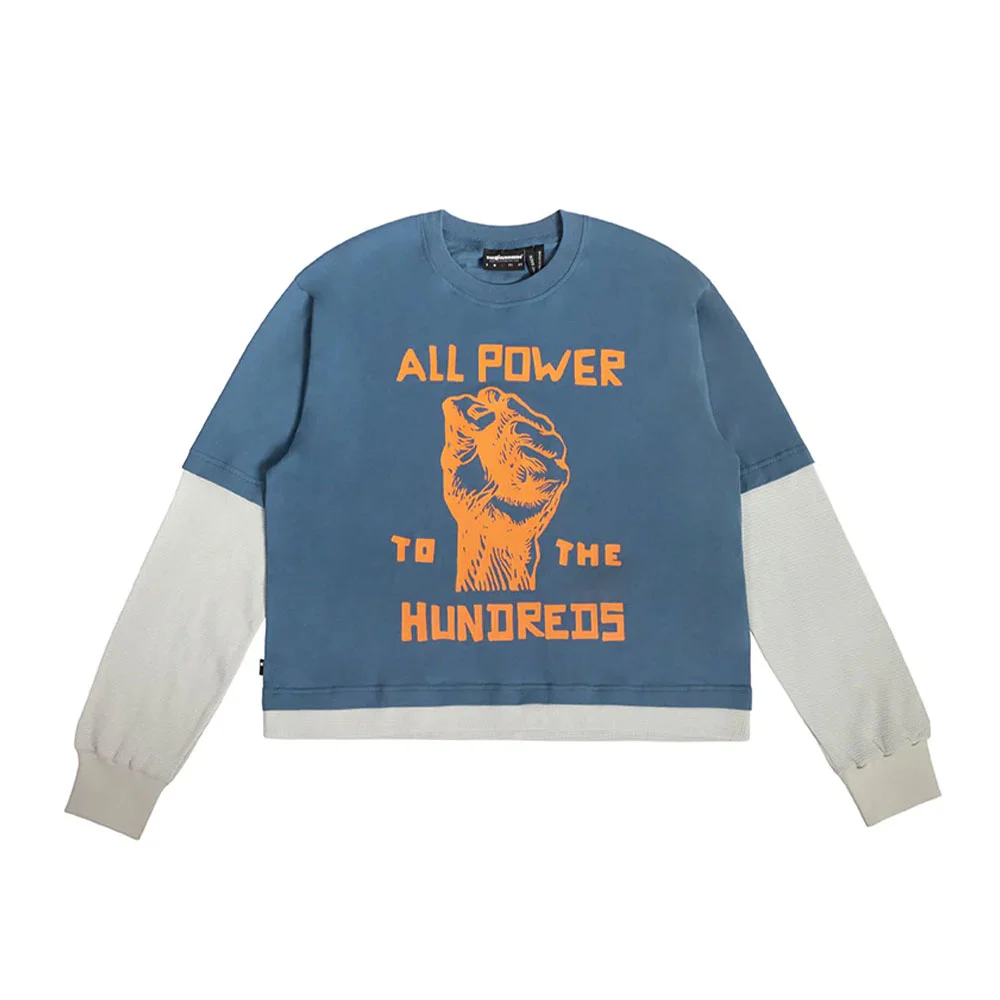 Φωτογραφία προϊόντος: The Hundreds Power Unisex Cropped T-Shirt Blue