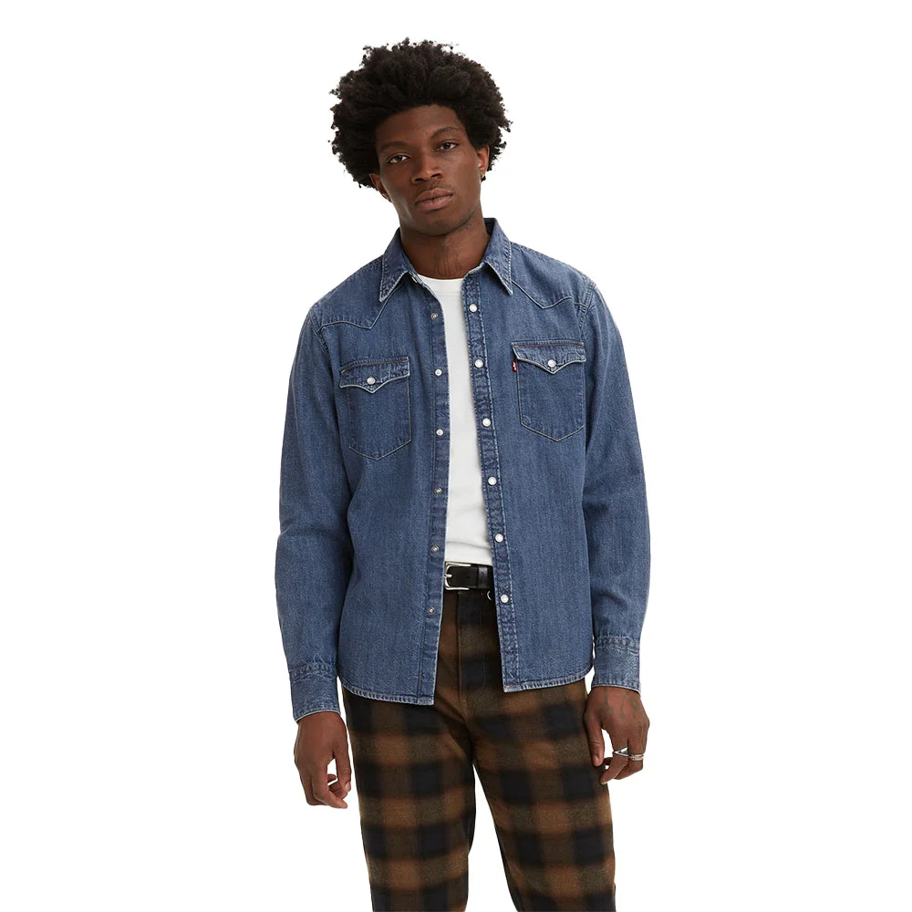 Φωτογραφία προϊόντος: Levi's Levi s Barstow Western Shirt Med Indigo Blue