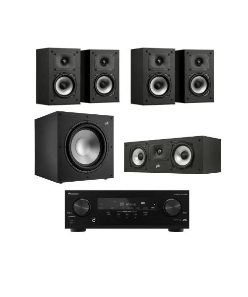 Φωτογραφία προϊόντος: Pioneer, Polk Audio Polk Audio MXT Ηχεία Home Cinema 5.1 με Ενισχυτή Pioneer VSX-535D