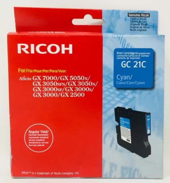Φωτογραφία προϊόντος: Ricoh ink cartridge Type GC 21C (405533,GC21C) 1000pgs