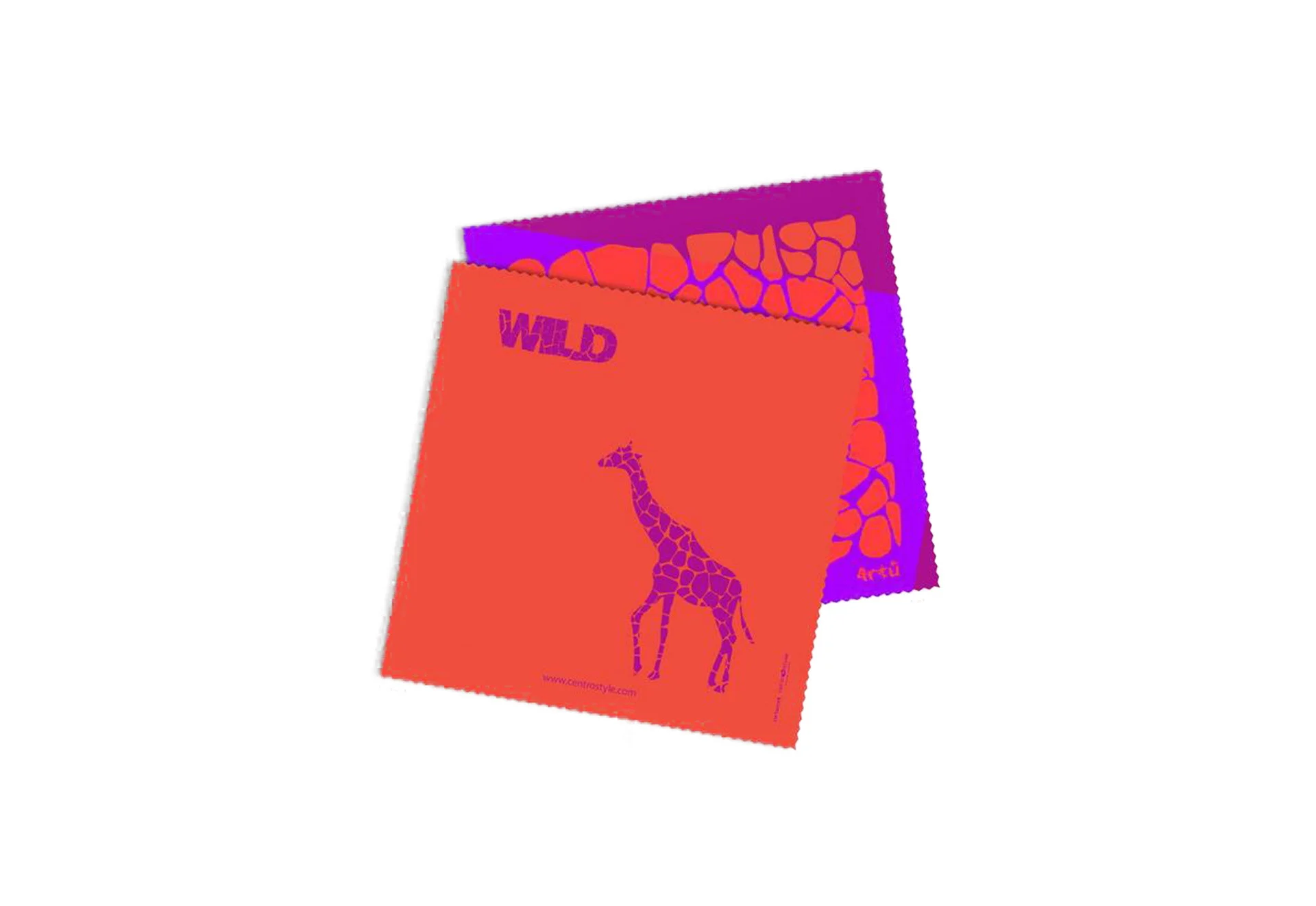 Φωτογραφία προϊόντος: CentroStyle Πανάκι Μικροϊνών Artu Wild Καμηλοπάρδαλη-Έντονο Ροζ