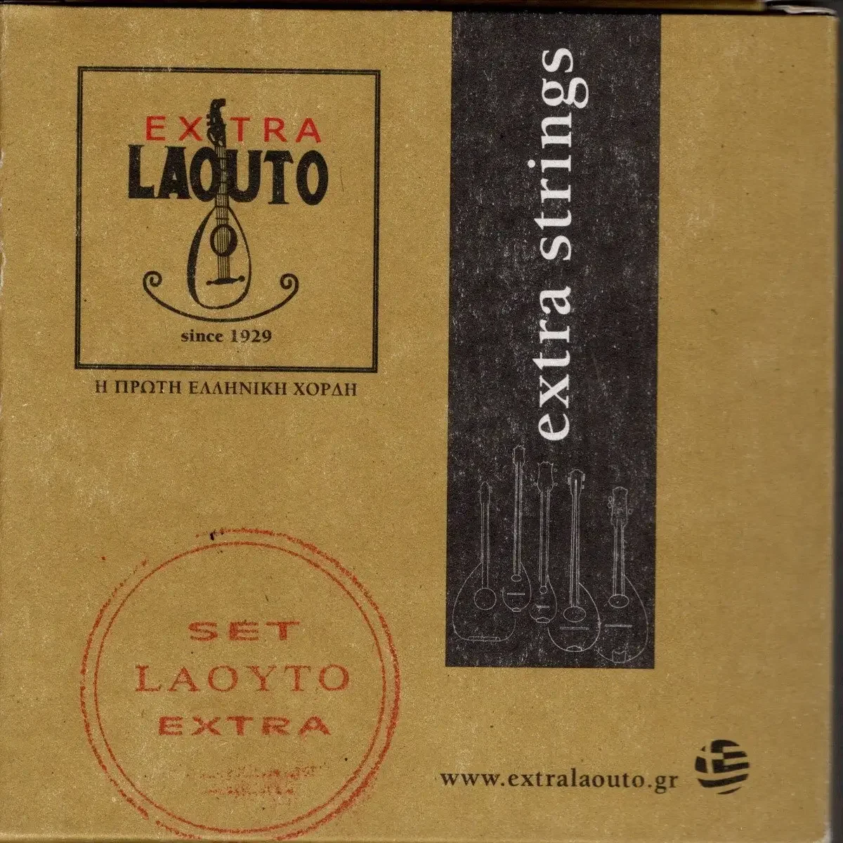 Φωτογραφία προϊόντος: Extra Laouto Classic Light Xορδές Στεριανού/ Νησιωτικού Λαούτου 014