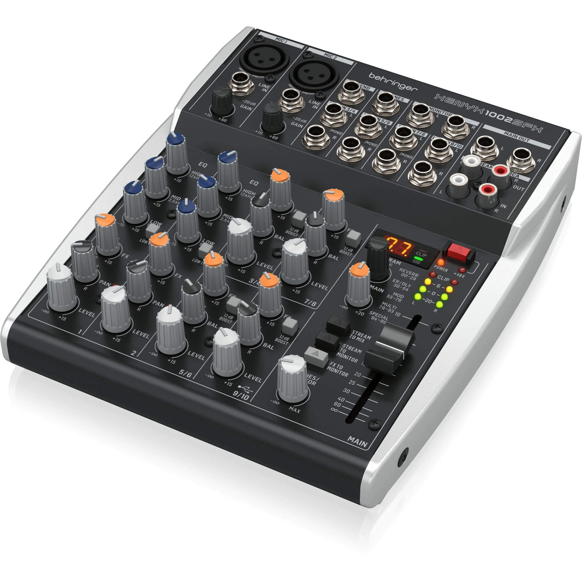Φωτογραφία προϊόντος: Behringer Xenyx 1002SFX Αναλογική Κονσόλα Μίξης (με Εφέ)