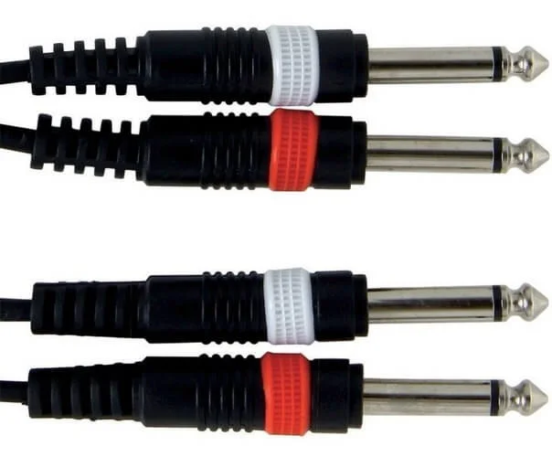 Φωτογραφία προϊόντος: Alpha Audio 190180 Basic Line Διπλό καλώδιο 2 x 1/4Mono Jacks - 2 x 1/4Mono Jacks 6 m