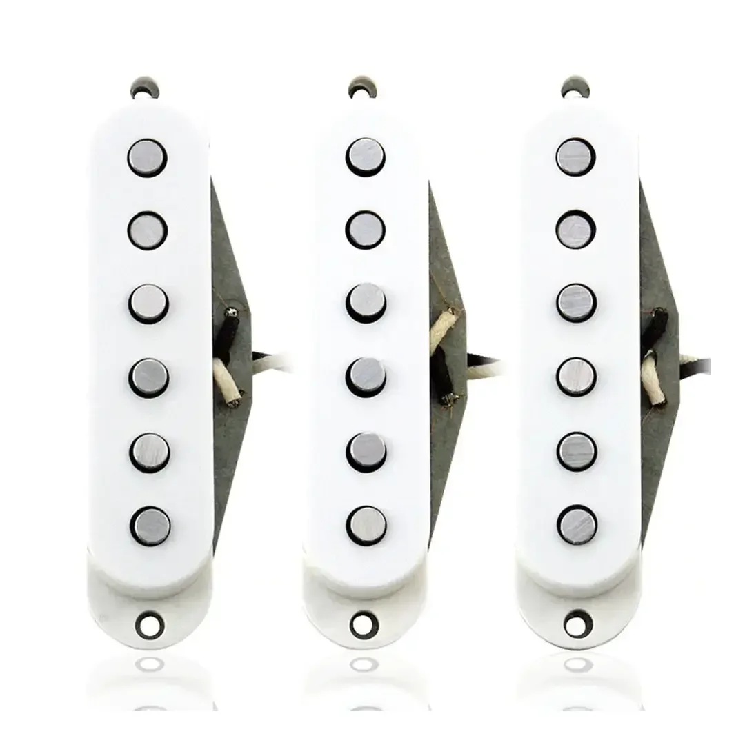 Φωτογραφία προϊόντος: Roswell Pickups V2-WHT Alnico2 1955 Σετ Single Coil Μαγνήτες Ηλεκτρικής Κιθάρας