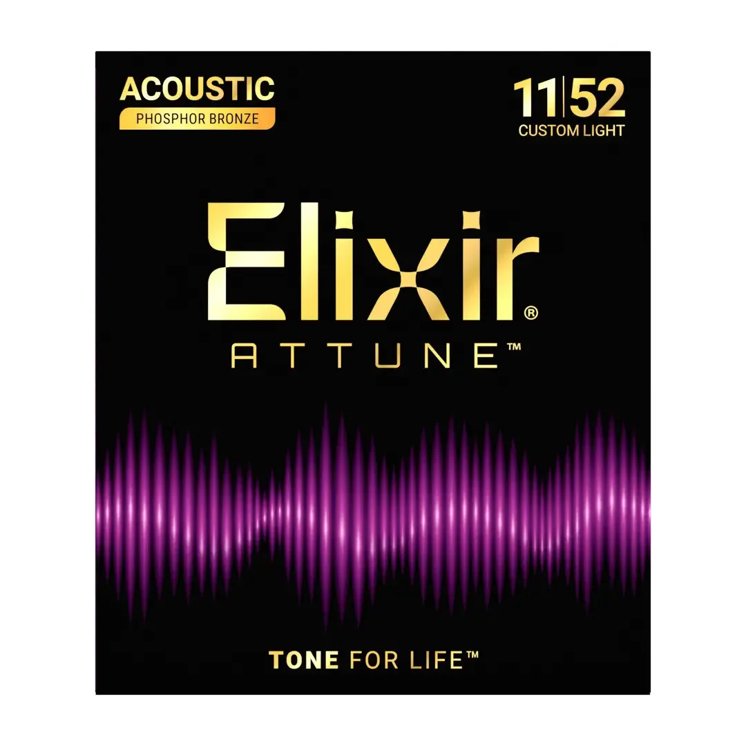 Φωτογραφία προϊόντος: Elixir 21027 Attune Phosphor Bronze Χορδές Ακουστικής Κιθάρας 11-52