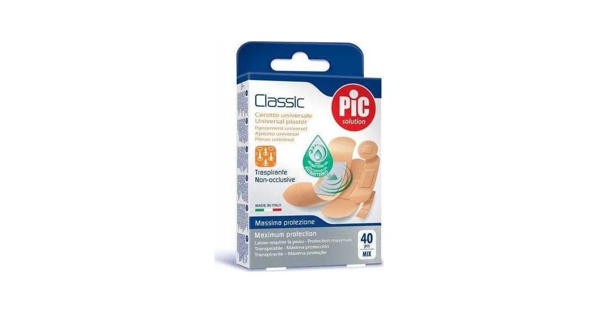 Φωτογραφία προϊόντος: PiC Solution Classic Αποστειρωμένα Αυτοκόλλητα Επιθέματα 40τμχ
