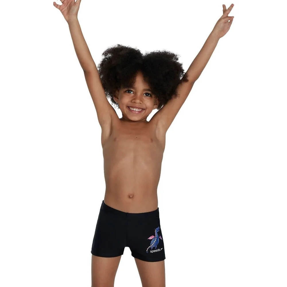 Φωτογραφία προϊόντος: Speedo Boy's Placement Aquashort Μαύρο 805394H043 (Speedo)