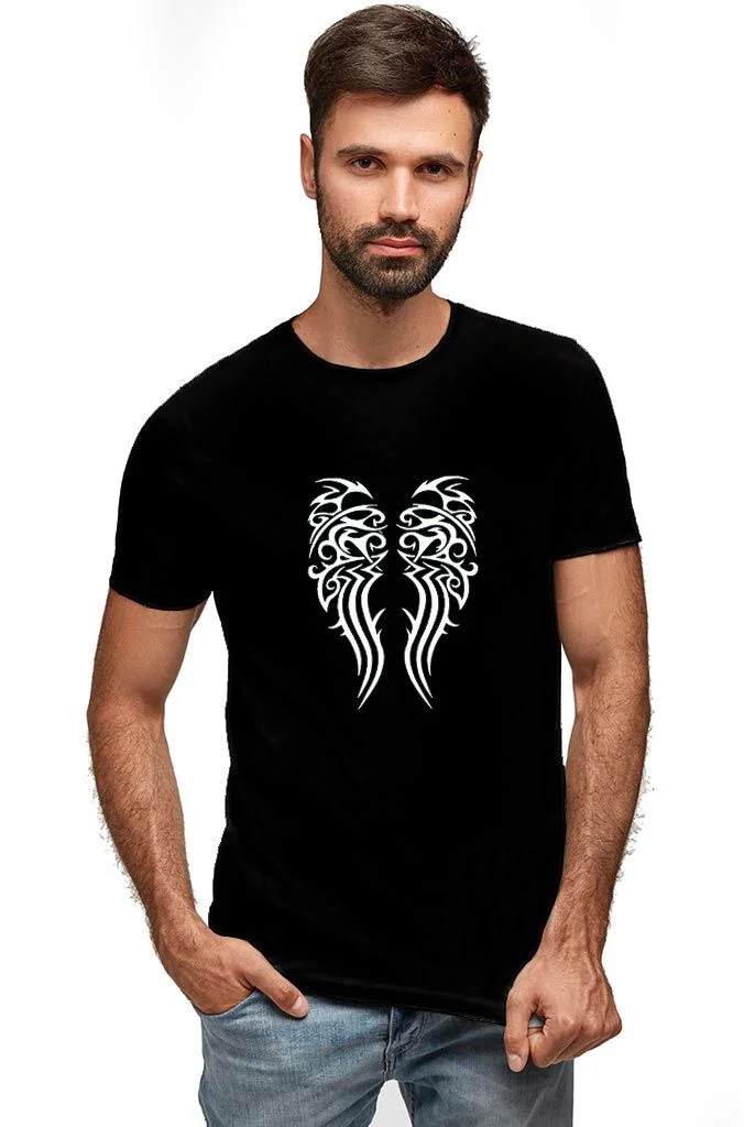Φωτογραφία προϊόντος: Prime T-Shirt Μαύρο με σχέδιο Tribal 8703-1