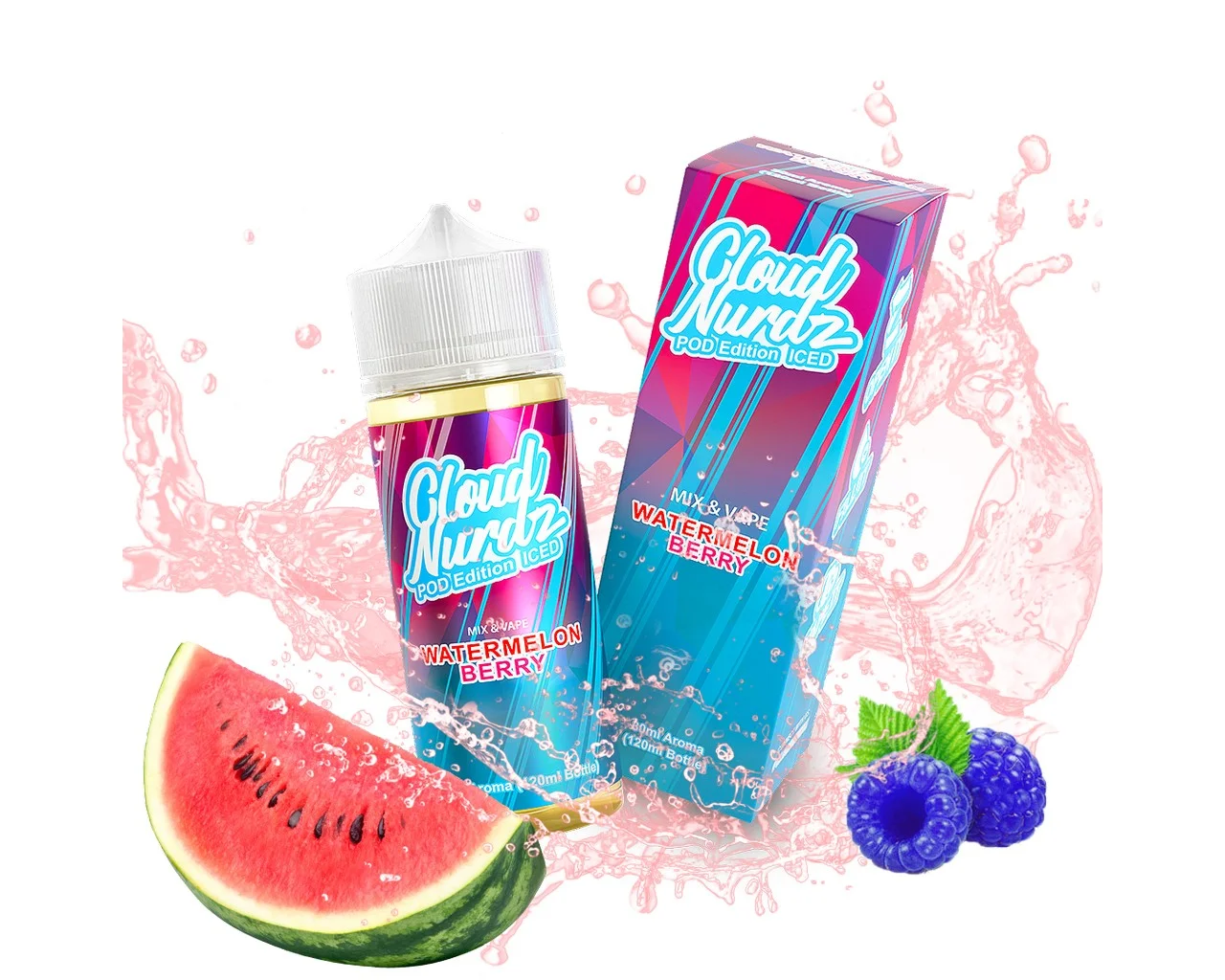 Φωτογραφία προϊόντος: Cloud Nurdz Watermelon Berry Iced Flavor Shot 10ml/30ml