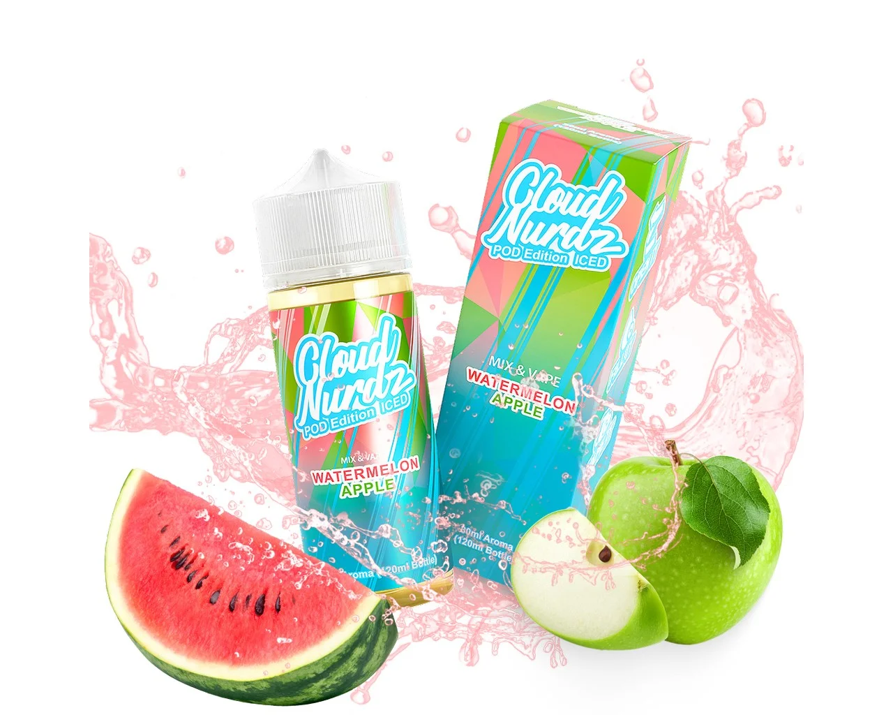 Φωτογραφία προϊόντος: Cloud Nurdz Watermelon Apple Iced Flavor Shot 10ml/30ml