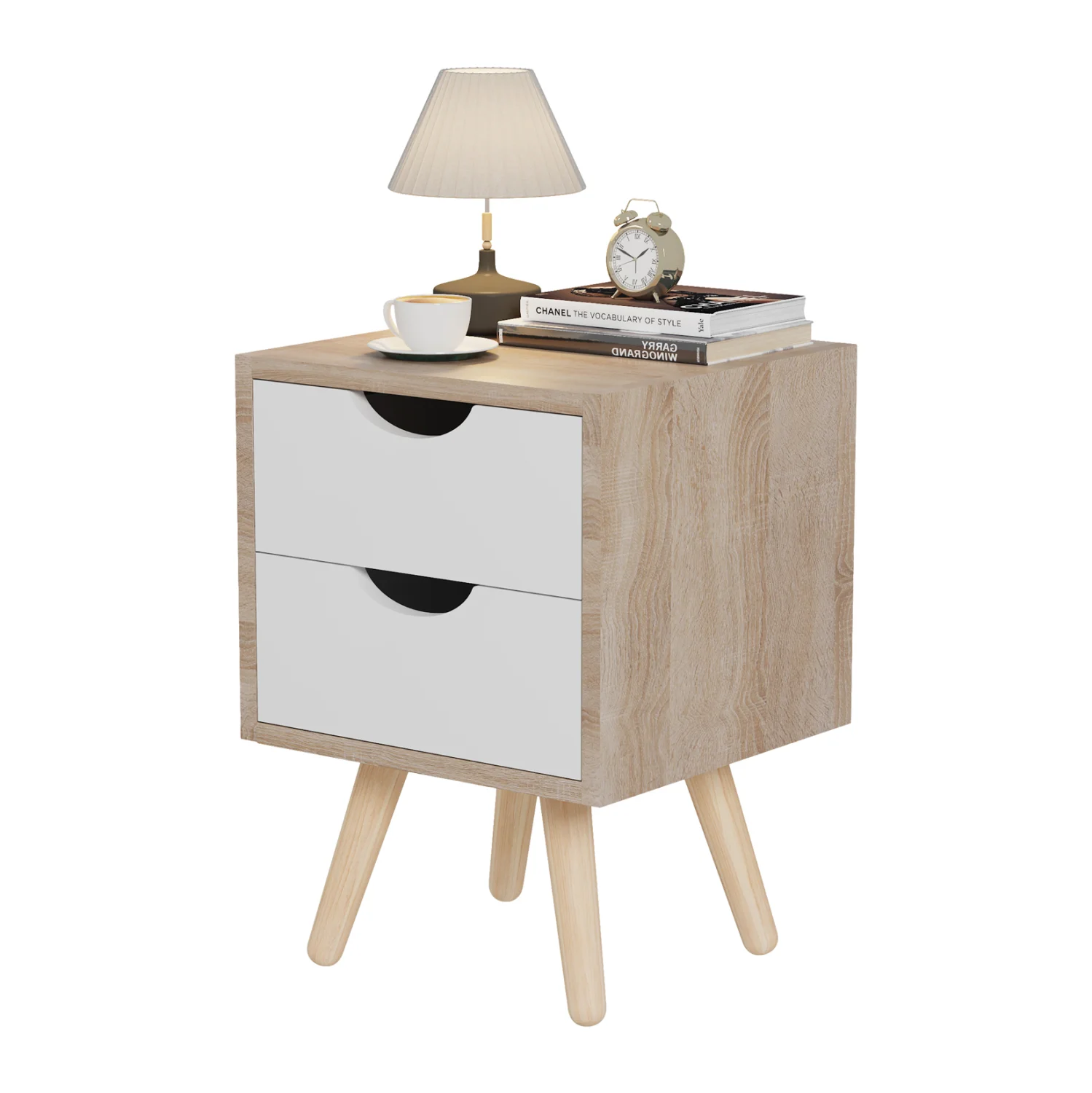 Φωτογραφία προϊόντος: b2b markt ΚΟΜΟΔΙΝΟ DINKL HM2472.04 ΜΕΛΑΜΙΝΗ- 2 ΣΥΡΤΑΡΙΑ ΣΟΝΑΜΑ-ΛΕΥΚΟ 29,7x29,7x45Υεκ